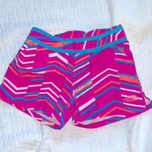 North Face Neon shorts 5T